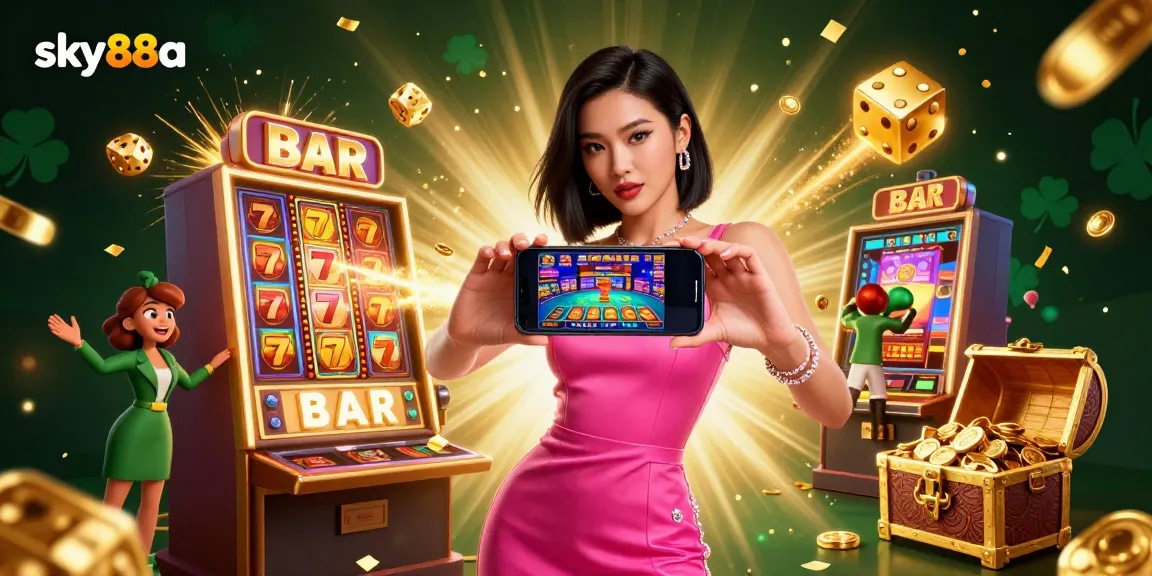 Experience sky88a excitement with dazzling games and rich rewards in a vibrant casino scene.