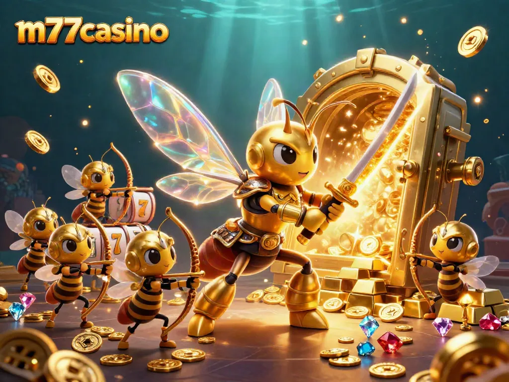 Menangkan jackpot di m77casino dengan ilustrasi kasino bertema seru.