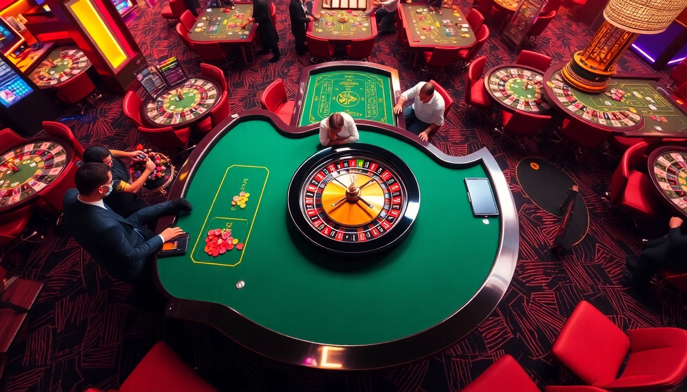 Menangkan permainan dengan emasputihtoto di meja roulette yang meriah.