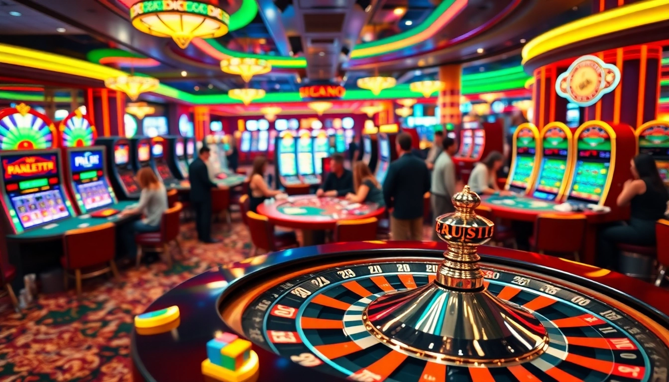 Kembali merasakan keseruan tkp188 di lantai kasino dengan pemain poker dan mesin slot yang berkilau.