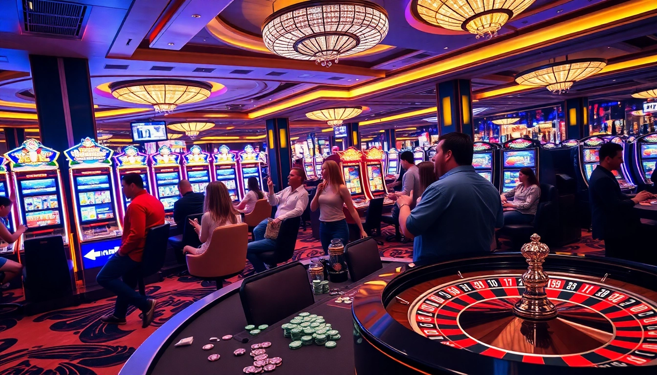 Rasakan sensasi menang di mesin Slot Gacor dalam suasana kasino yang semarak.