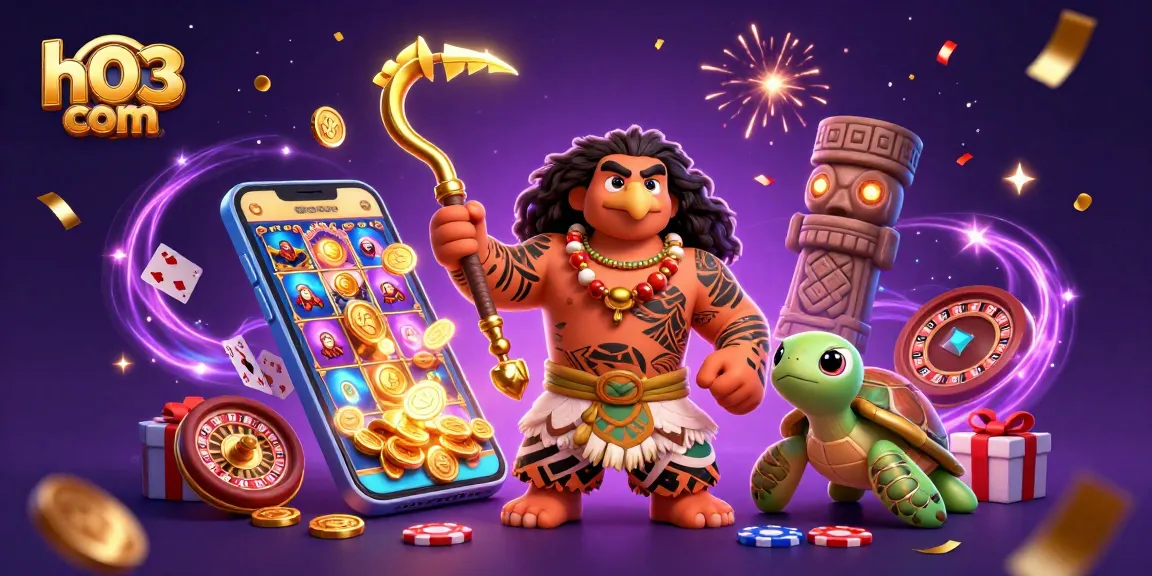Rasakan permainan yang mendebarkan di h03 com dengan slot, koin emas, dan perayaan meriah.