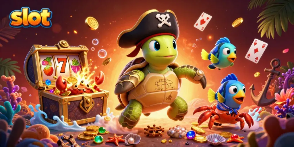 Menangkan slot dengan petualangan kapal pesi di bawah laut dan simbol keberuntungan.