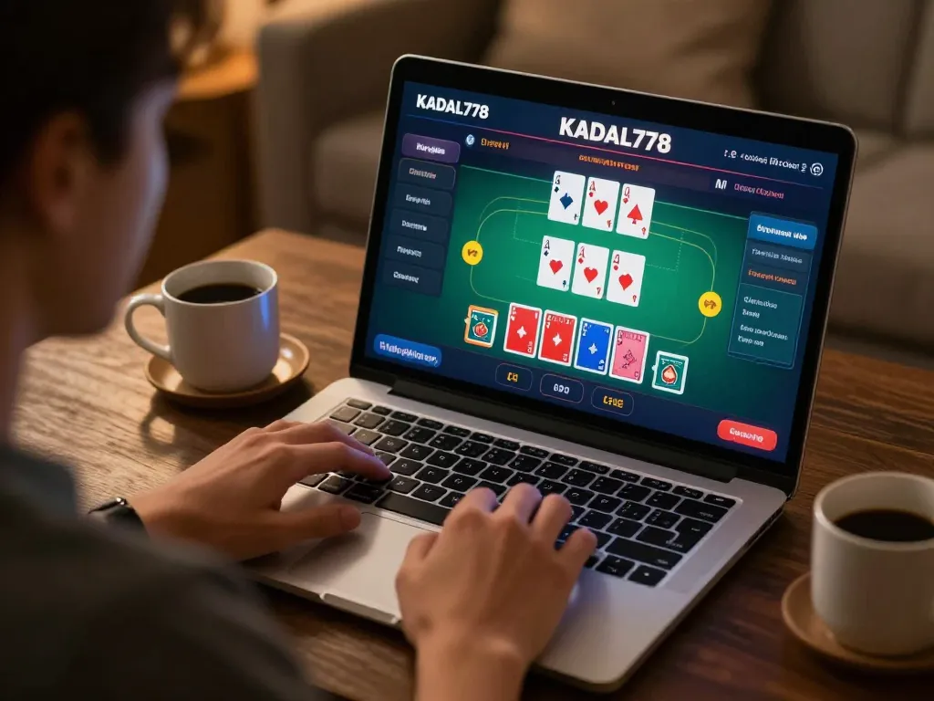 KADAL778 user engaged in blackjack online, showcasing strategic gameplay and responsible gaming approach.