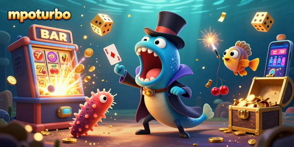 MPOTURBO menampilkan aksi slot yang menggembirakan dengan jackpot dan karakter unik di bawah laut.