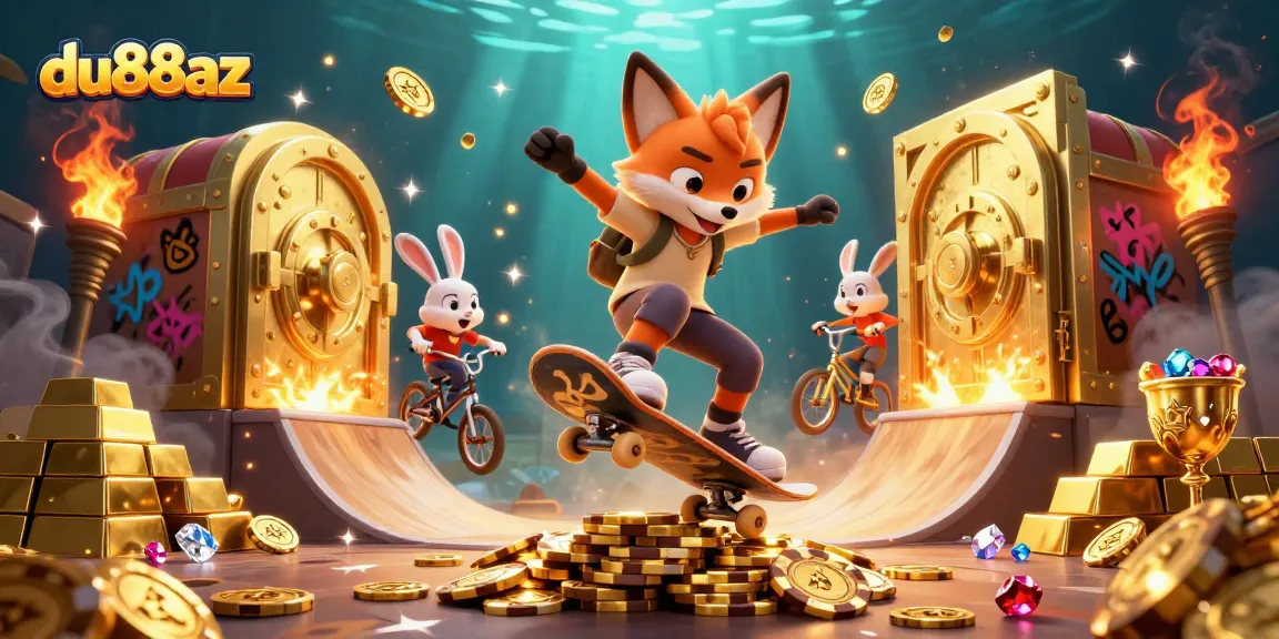 Experience thrilling wins at du88az in an action-packed 3D casino showdown!