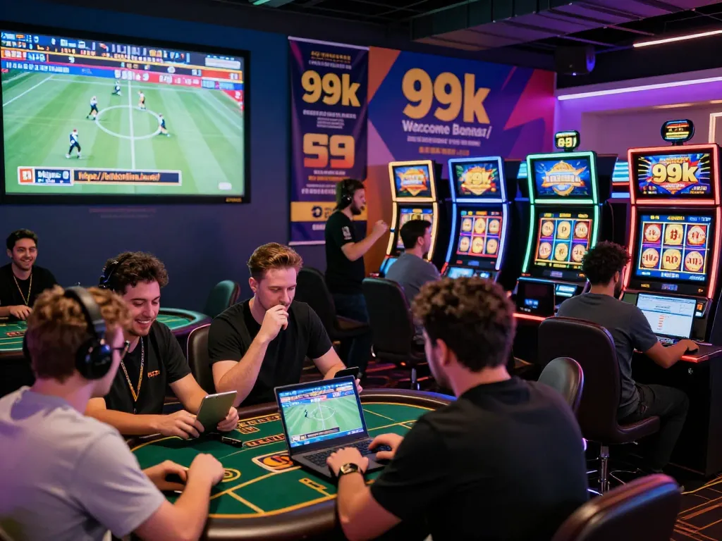 Players enjoying diverse gaming activities and bonuses at https://ledaonline.in.net/ in a vibrant online gambling atmosphere.