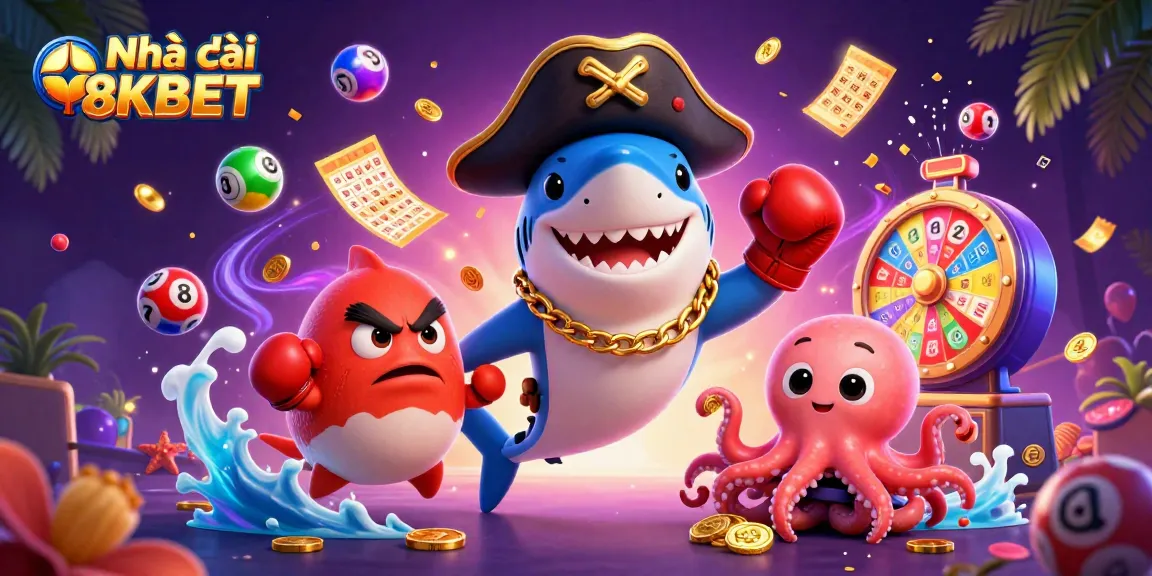 Experience the thrill of gambling with Nhà cái 8KBET featuring engaging characters and dynamic game elements.