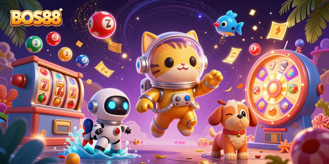 Bermain slot online seru di BOS88, dengan karakter yang dinamis dan elemen perjudian menarik.