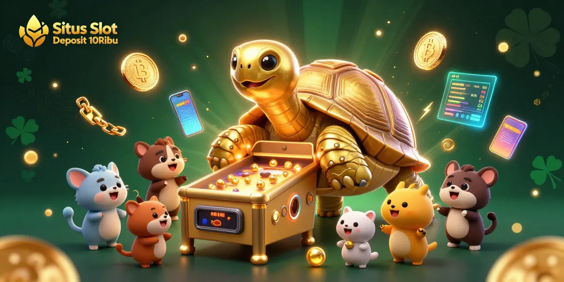 Menangkan permainan di Situs Slot Deposit 10Ribu dengan jackpot dan simbol keberuntungan.