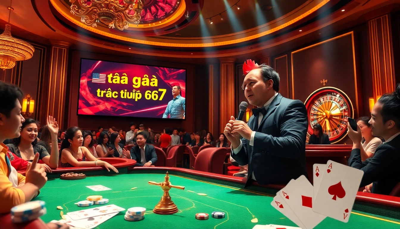 Experience the excitement of đá gà trực tiếp 67 at a luxurious online casino, showcasing live cockfighting action.