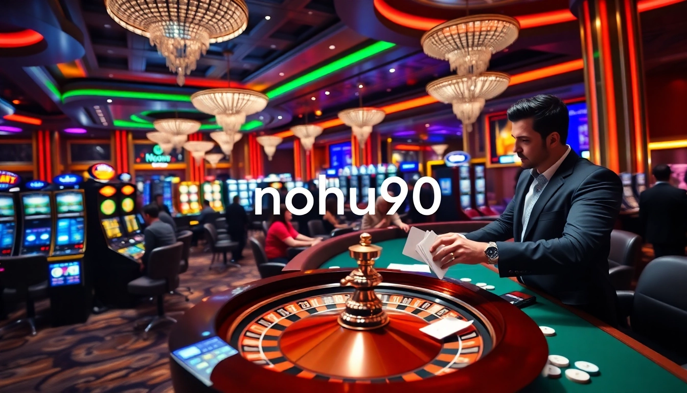 Experience the excitement at nohu90's casino with vibrant games and thrilling payouts.