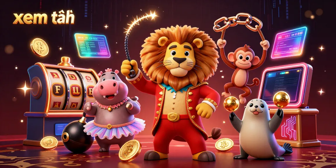 Experience thrilling gaming action with xem thêm, featuring a lively scene of casino characters and vibrant game elements.