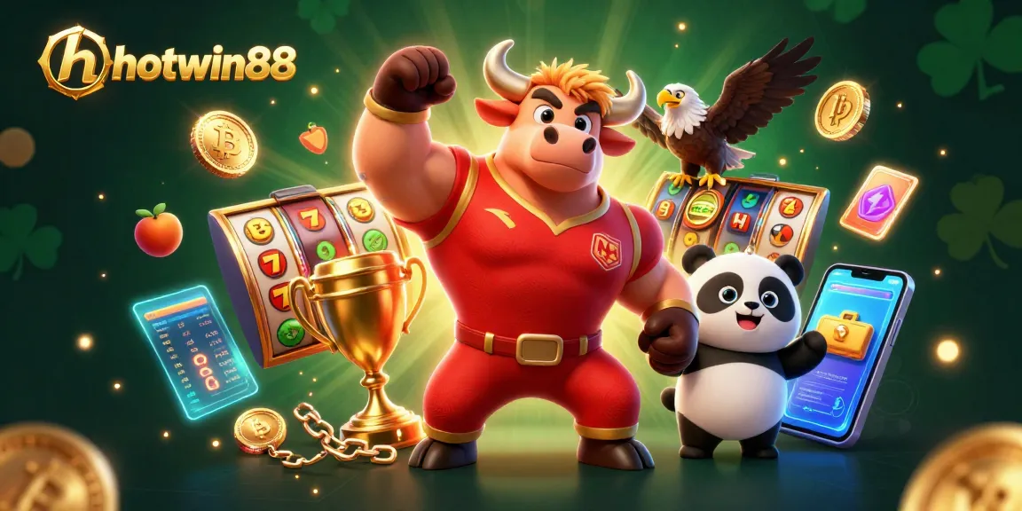 Menangkan slot gacor di hotwin88 dengan karakter kartun 3D penuh warna dan simbol permainan memikat.