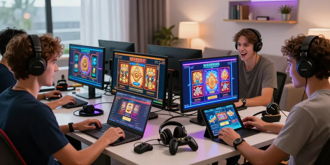 Players engaging in online gaming with tempototo login on vibrant screens.