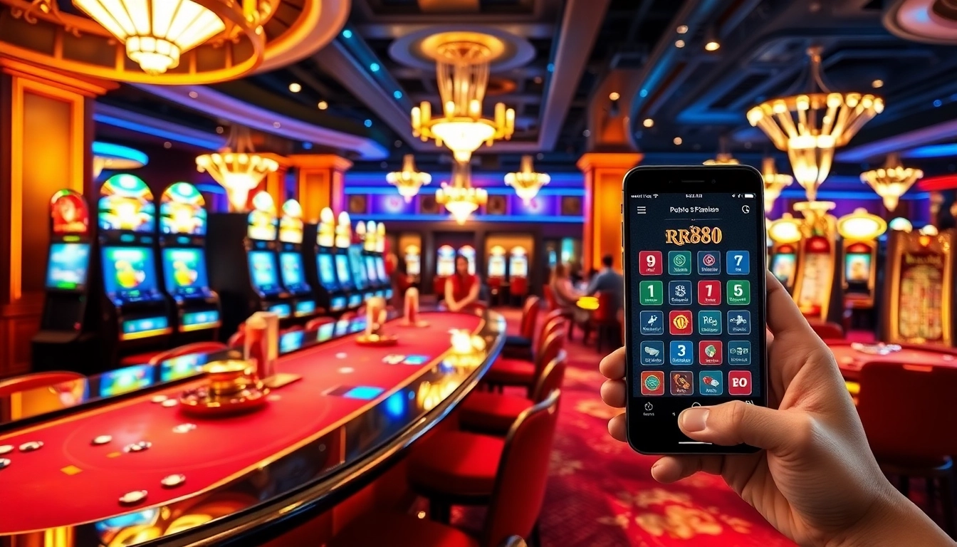 Experience thrilling gameplay through the rr88 app with luxurious casino games and engaging digital interfaces.