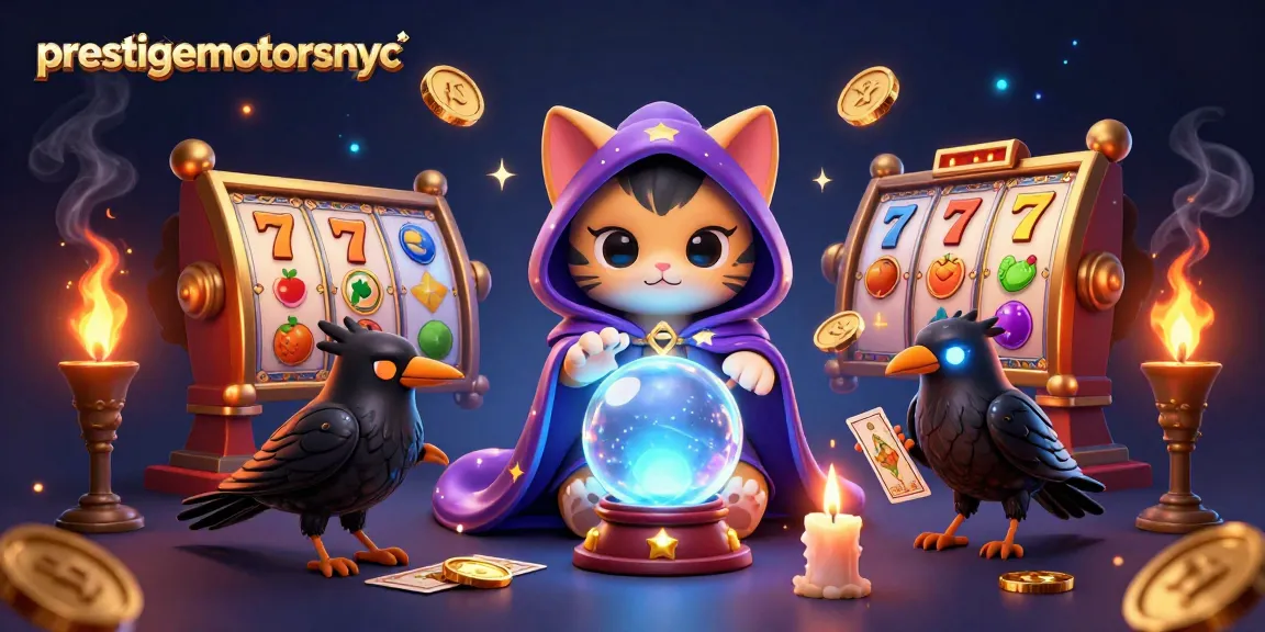 Permainan slot menarik di prestigemotorsnyc dengan simbol keberuntungan dan efek visual memukau.