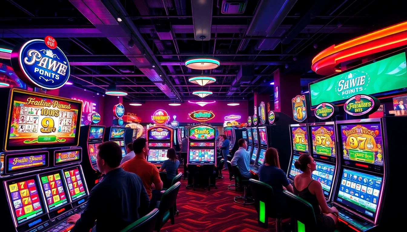 Menangkan situs slot gacor saat bermain di mesin slot yang berwarna-warni dan ramai.