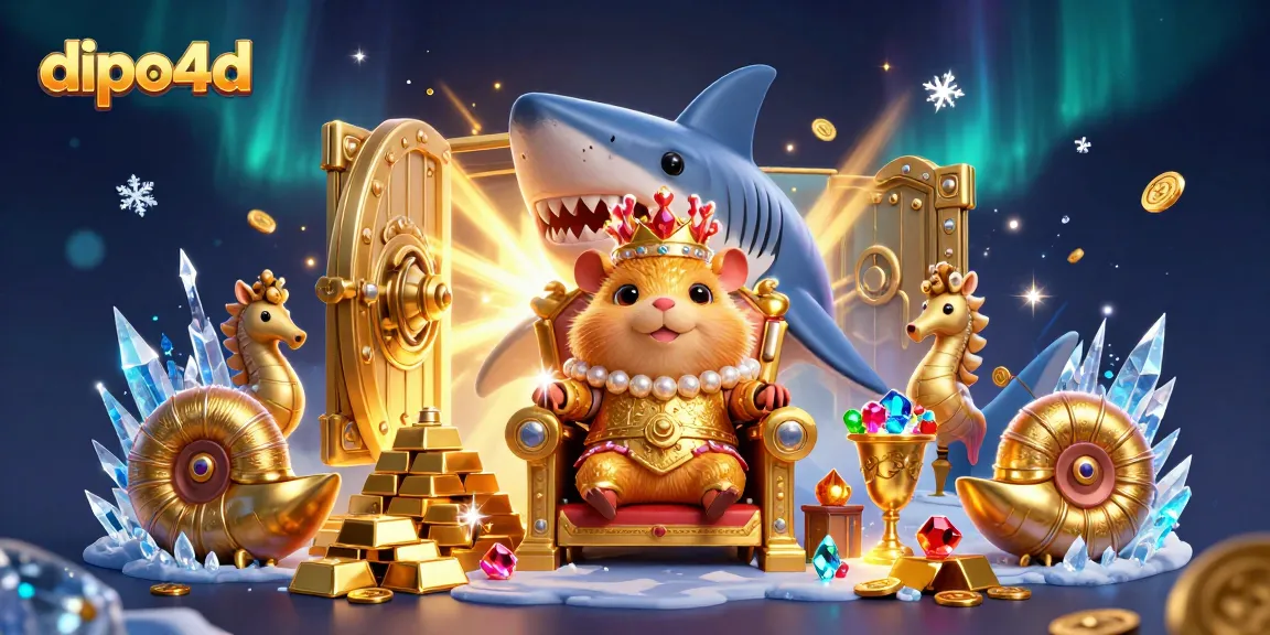 Engage with dipo4d's vibrant casino atmosphere showcasing treasures and animated characters.
