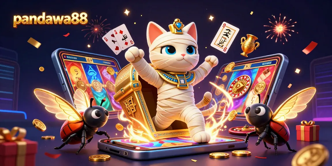 Pandawa88 memicu aksi penuh warna di kasino piramida dengan karakter kartun.