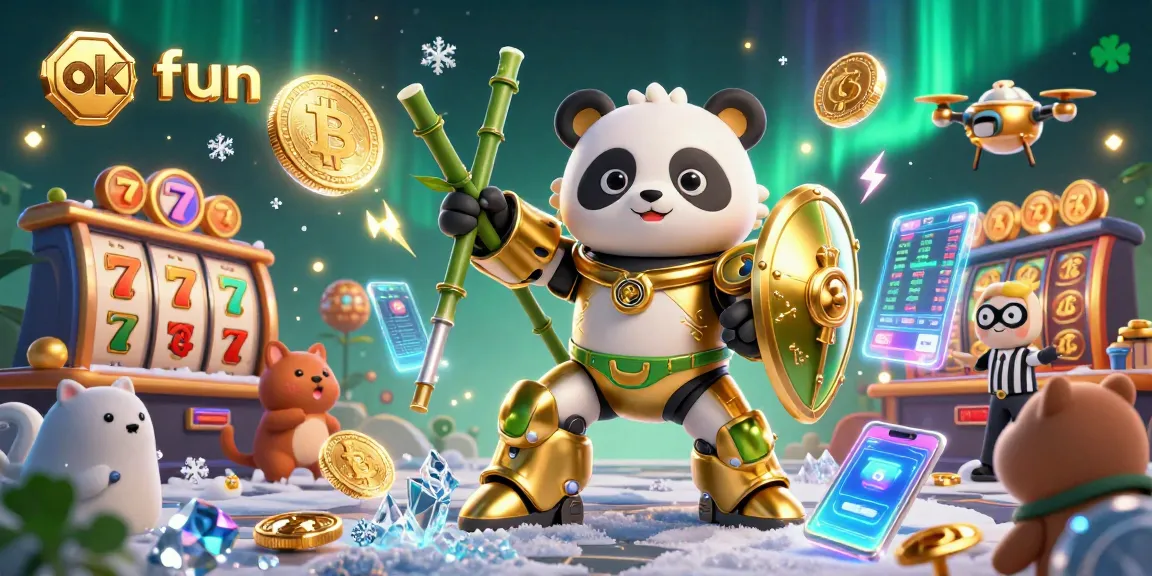 Experience exciting gameplay of ok fun with vibrant characters and casino elements in a dynamic arena.