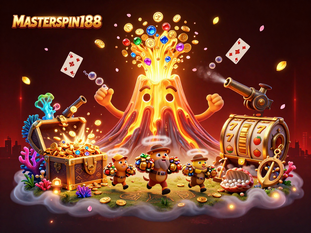 Engage with MASTERSPIN188's dynamic casino world featuring treasure and winning slots