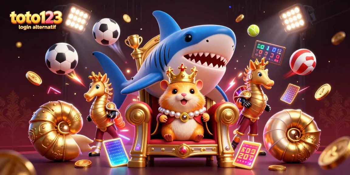 Experience the thrill of sports betting with toto123 login alternatif in a dynamic, richly detailed illustration.