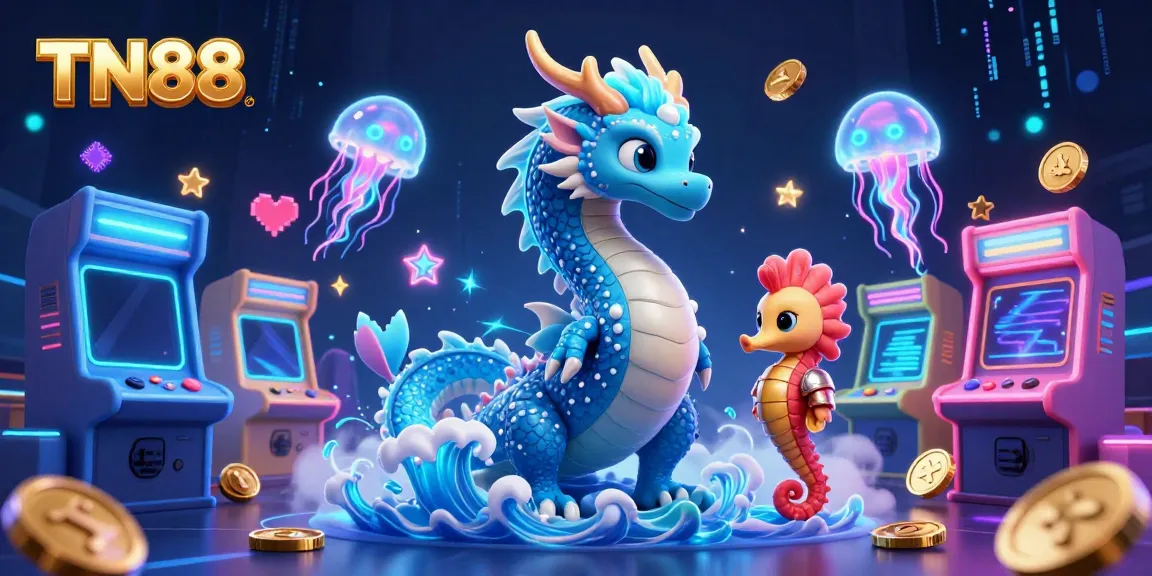 Experience thrilling gameplay at TN88 with dynamic 3D characters in a vibrant casino scene.