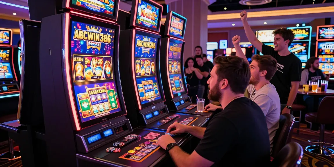 Pengalaman bermain mesin slot ABCWIN386 di kasino hidup yang penuh suasana.