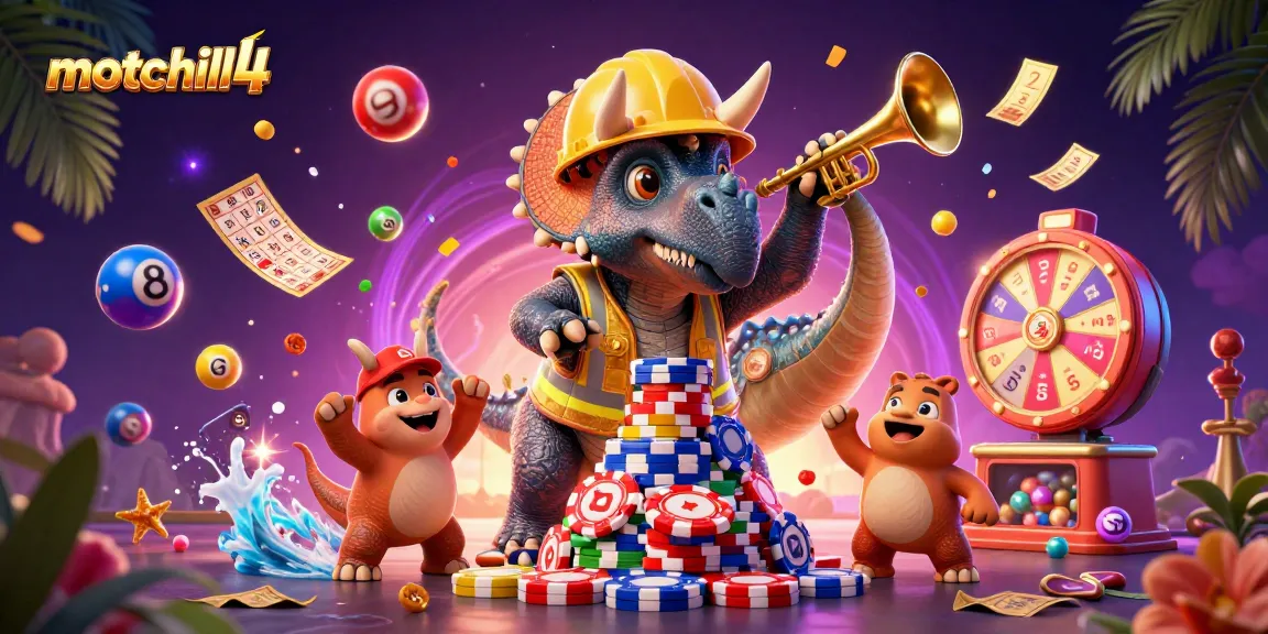 Join motchill4 for high-stakes gaming with a vibrant 3D casino scene filled with vibrant lottery action.