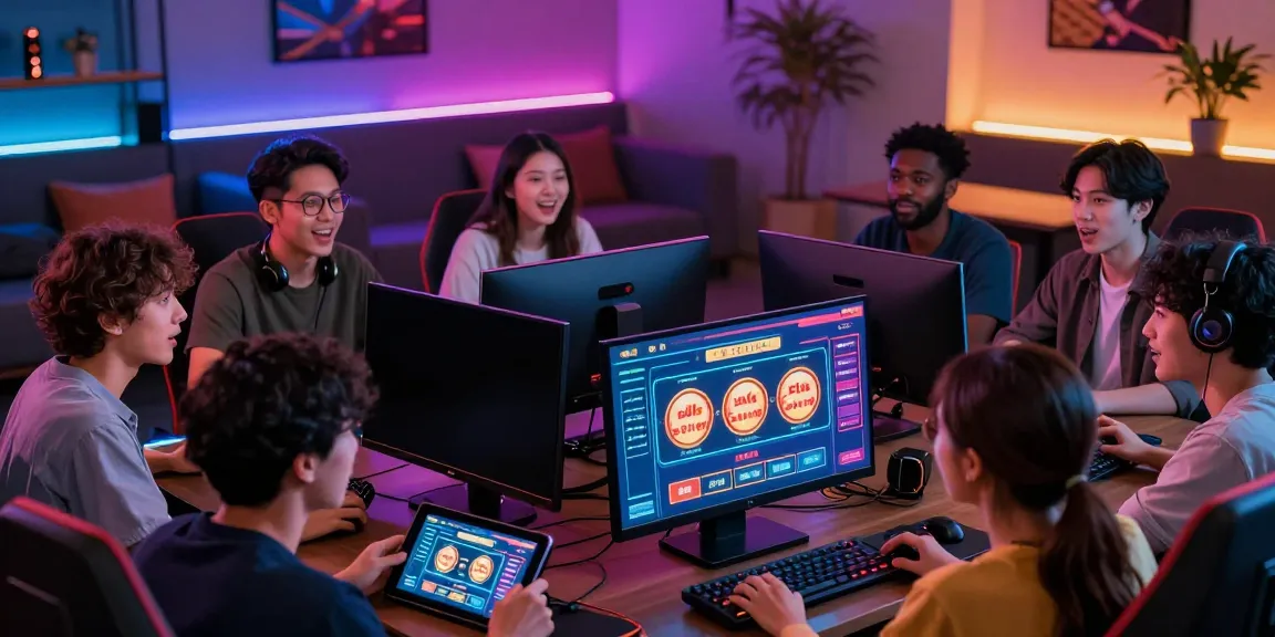 Pengalaman bermain ratutogel di ruang modern dengan pemain menikmati undian langsung.