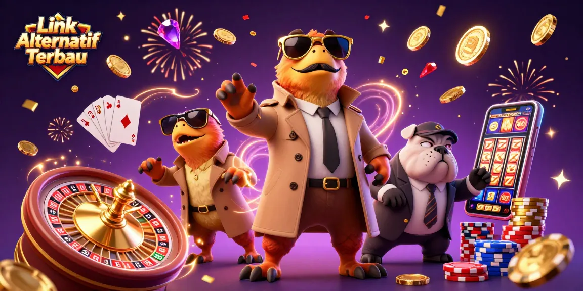 Win big with Link Alternatif Terbaru as raptors disguise themselves to enter a casino!