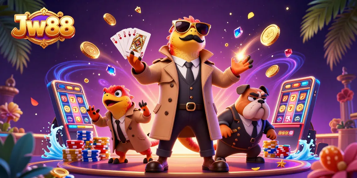 Engage with Jw88 for thrilling casino adventures featuring dynamic raptors and vibrant gaming elements.