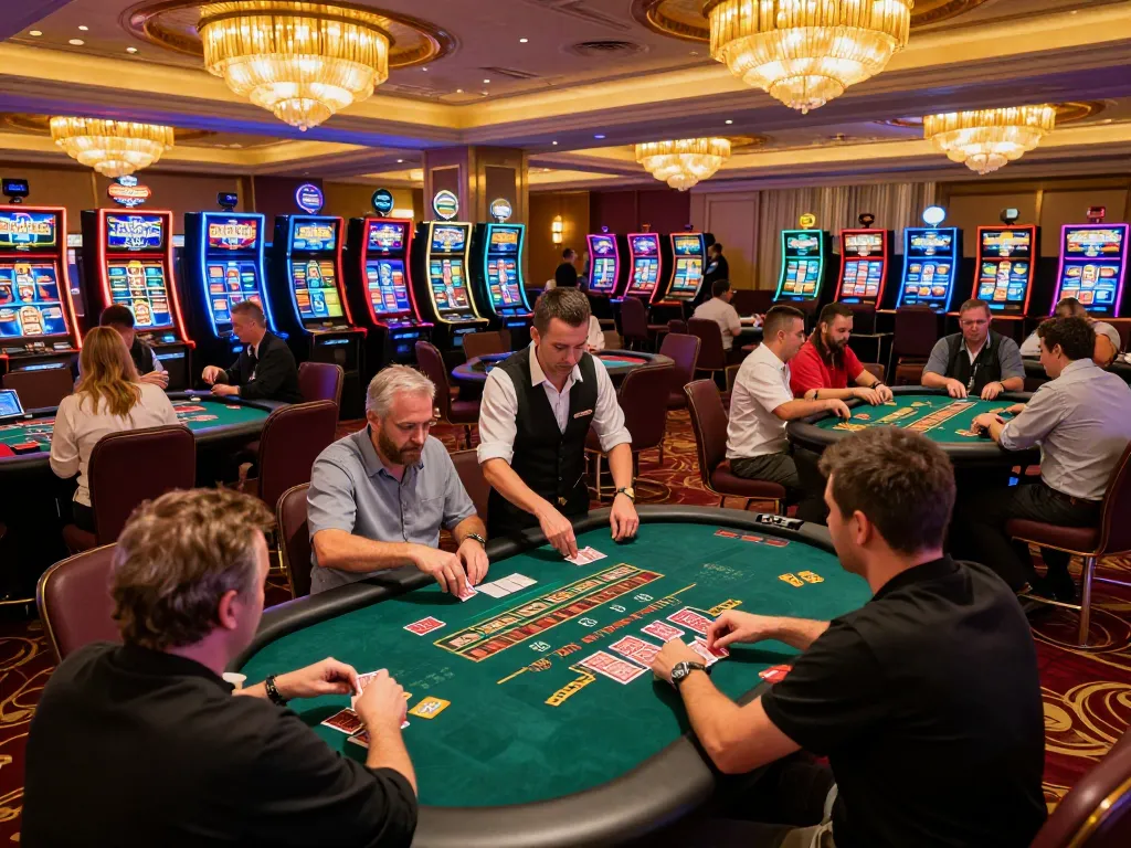 manclub players engaging in thrilling casino games, showcasing excitement and strategy in action