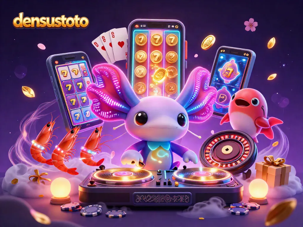 Menangkan permainan dengan densustoto bersama DJ axolotl dan teman-teman laut yang enerjik.