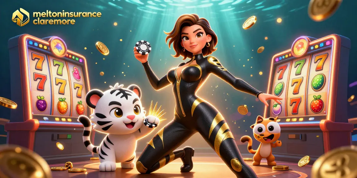 Experience top-tier action at meltoninsuranceclaremore with our vibrant, captivating casino illustration.