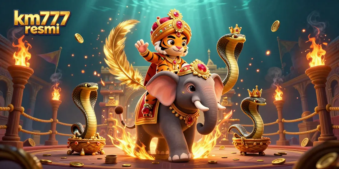 Experience the exciting games at km777 resmi with our vibrant 3D casino illustration featuring a thrilling scene.