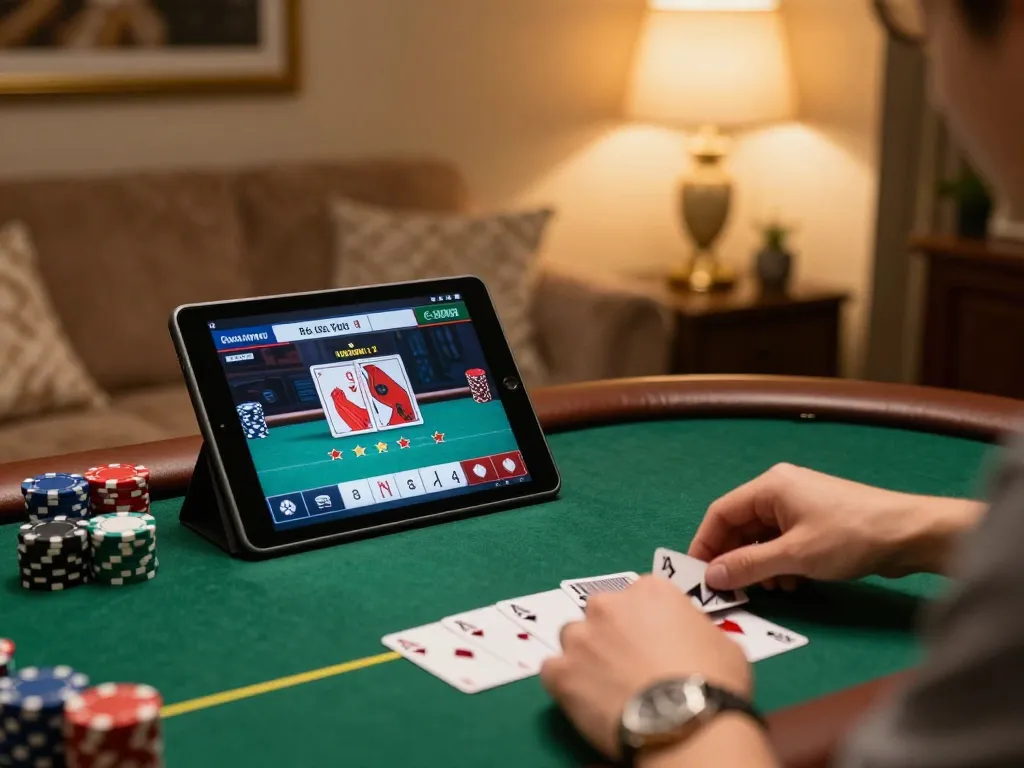 Experience janadenole's poker table online with strategic gameplay and cozy atmosphere.