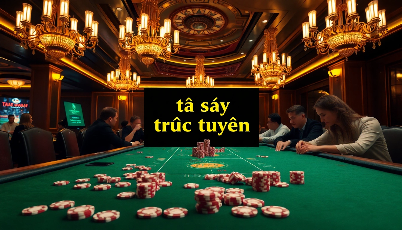 Live gambling experience showing tỷ số trực tuyến with dynamic casino atmosphere.