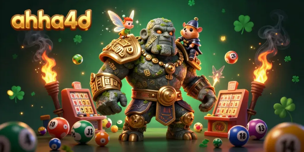 Players enjoy the exciting features of ahha4d lottery games with vibrant characters in action.