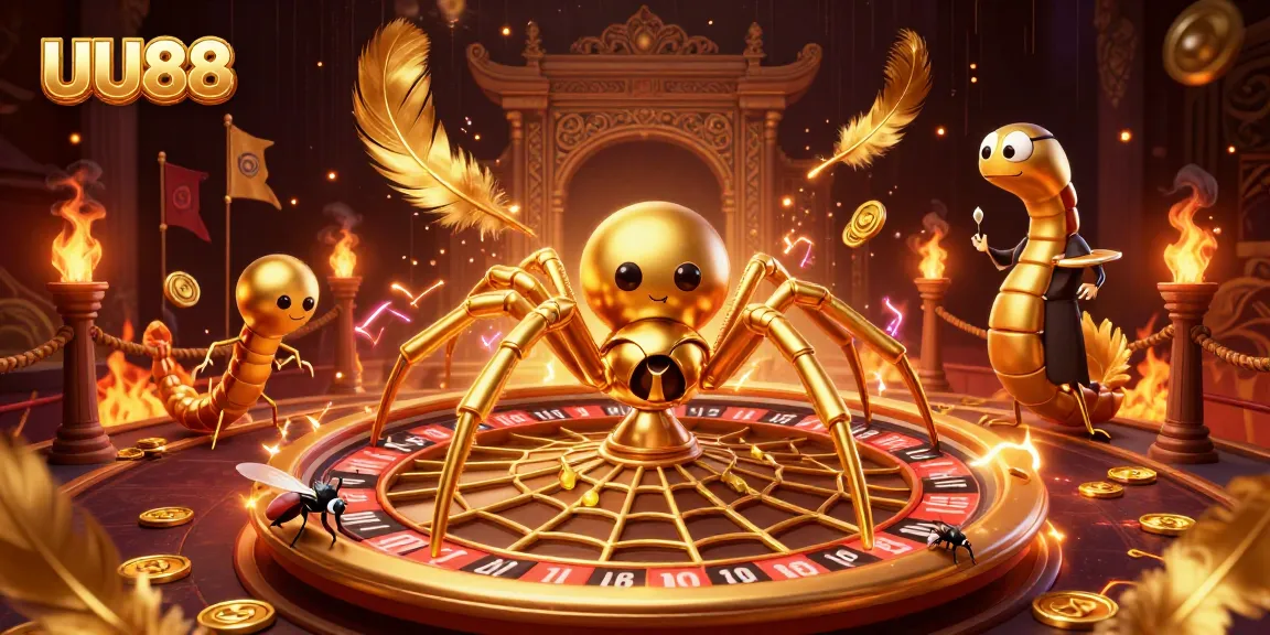 Place bets confidently with UU88 in a dynamic casino-inspired illustration.
