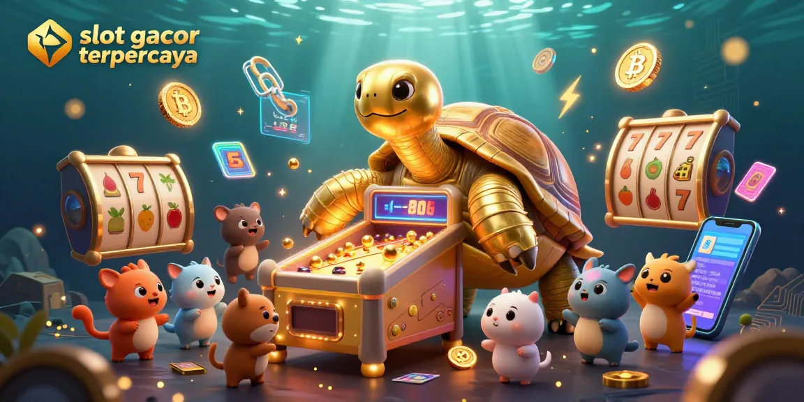 Mainkan slot gacor terpercaya dengan simbol keberuntungan dan suasana ceria dalam ilustrasi menarik.
