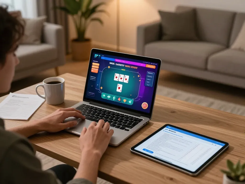 Gambling strategies with nhà cái vua 88 using a laptop for online poker analysis