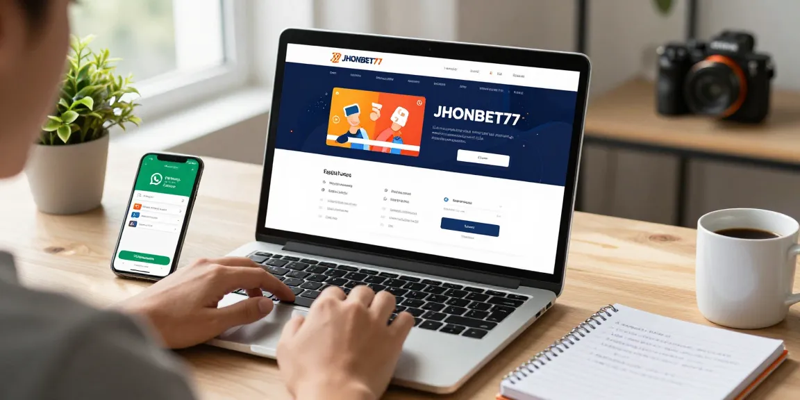 Halaman pusat akses digital JHONBET77 menampilkan fitur login dan pendaftaran untuk IMBAJP.