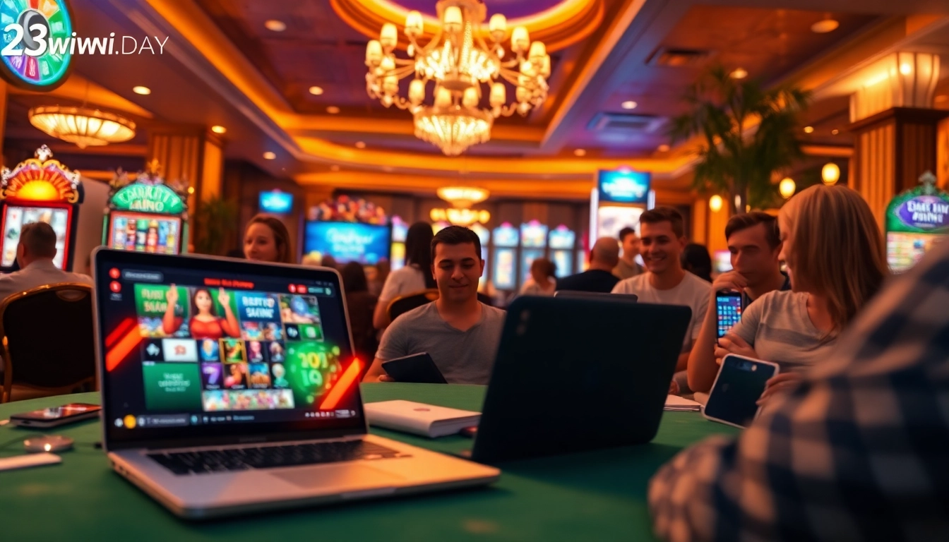 Experience the engaging and vibrant online casino atmosphere at 23win.day, featuring diverse games and enthusiastic players.