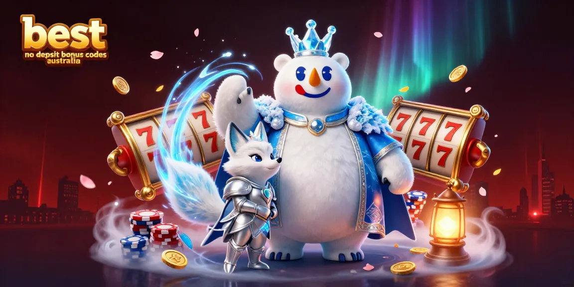 Experience the best no deposit bonus codes australia with thrilling slot reels action in a captivating scene.