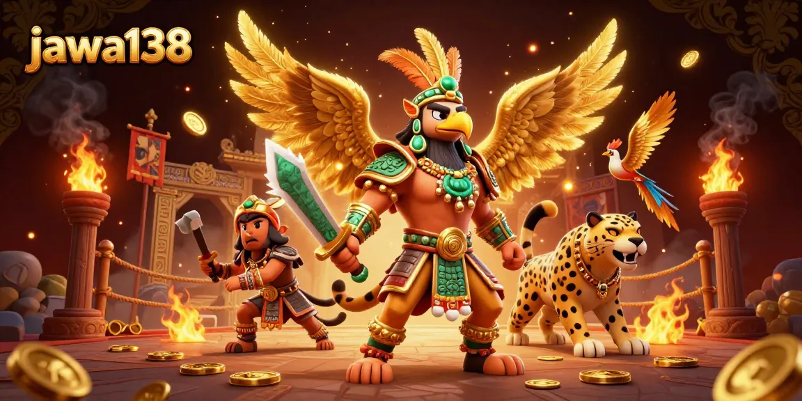 Menangkan jackpot dengan bermain di jawa138 bersama prajurit Aztec dan jaguar saat beraksi.