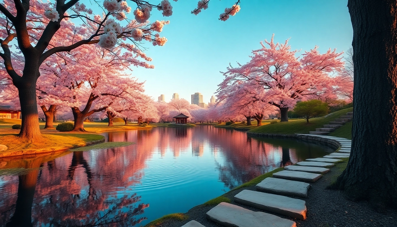 Menghadirkan suasana damai starjepang dengan taman Jepang dan kolam koi.