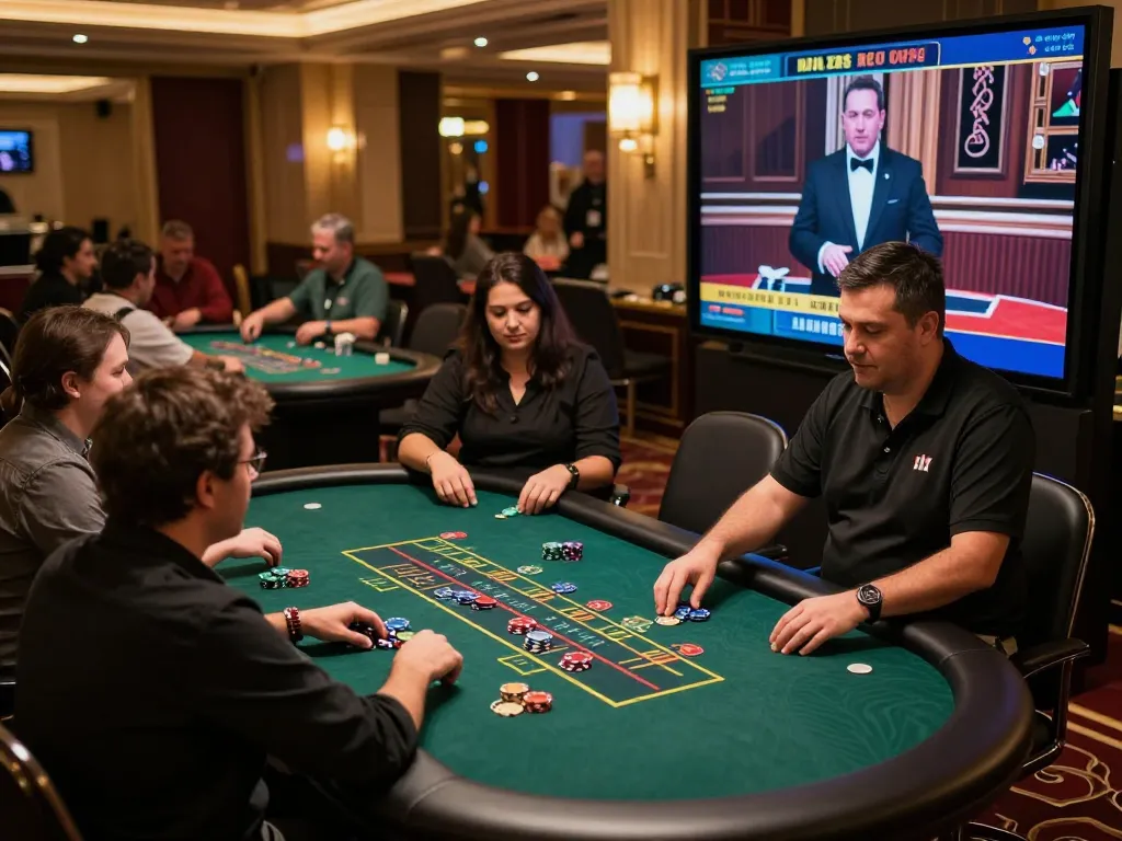 Experience engaging online live blackjack gameplay at https://luck8.bid/ with a professional dealer.