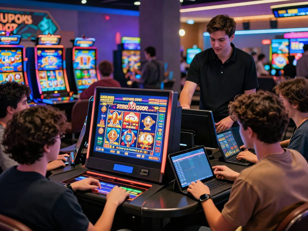 Players enjoying engaging gaming experience with slot gacor games online.